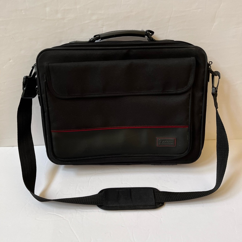 Targus Black Laptop Bag & Briefcase with Red Trim